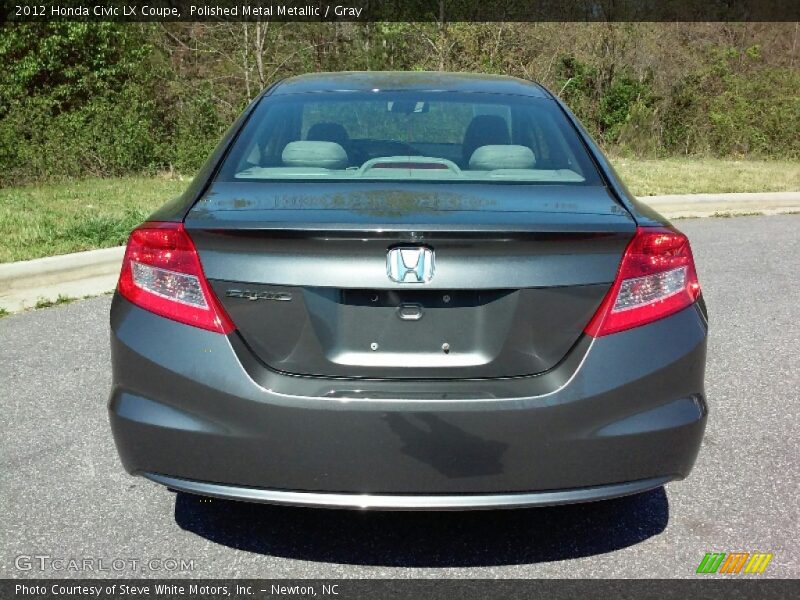 Polished Metal Metallic / Gray 2012 Honda Civic LX Coupe