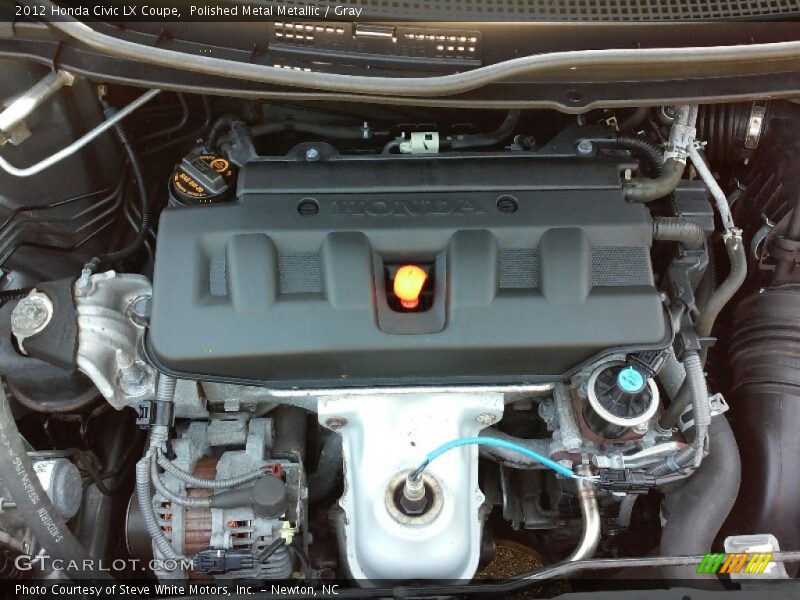 Polished Metal Metallic / Gray 2012 Honda Civic LX Coupe