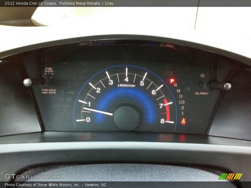 Polished Metal Metallic / Gray 2012 Honda Civic LX Coupe