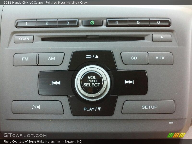 Polished Metal Metallic / Gray 2012 Honda Civic LX Coupe