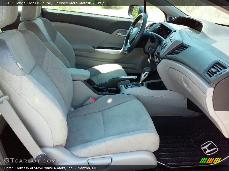 Polished Metal Metallic / Gray 2012 Honda Civic LX Coupe