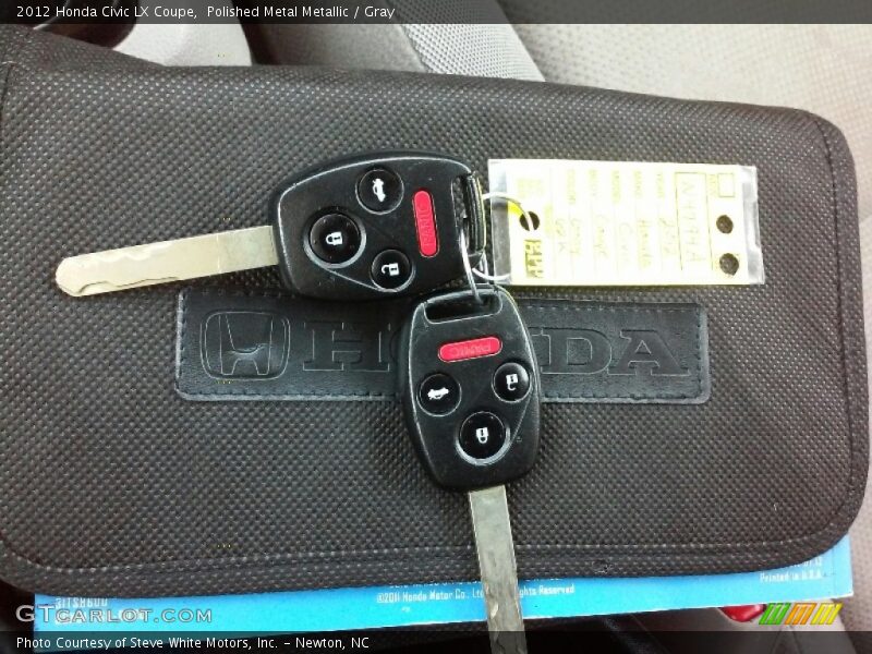 Polished Metal Metallic / Gray 2012 Honda Civic LX Coupe