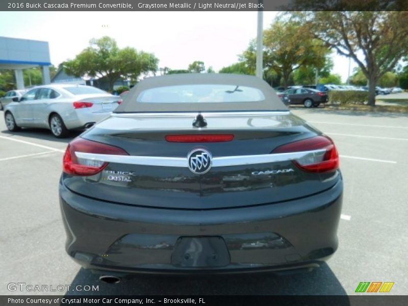 Graystone Metallic / Light Neutral/Jet Black 2016 Buick Cascada Premium Convertible