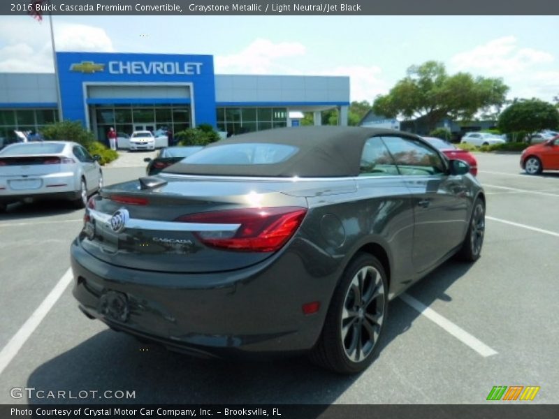 Graystone Metallic / Light Neutral/Jet Black 2016 Buick Cascada Premium Convertible