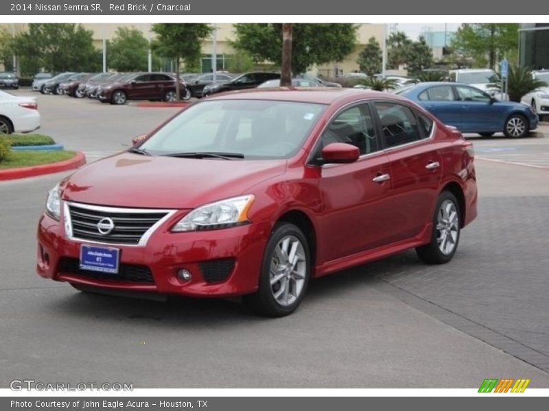 Red Brick / Charcoal 2014 Nissan Sentra SR