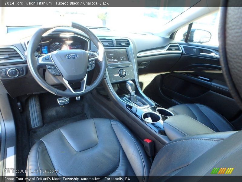 Tuxedo Black / Charcoal Black 2014 Ford Fusion Titanium