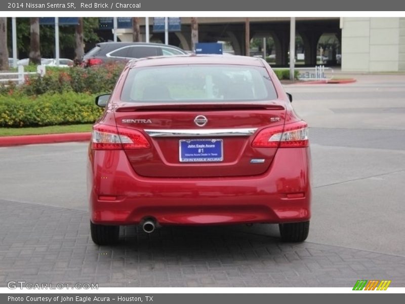 Red Brick / Charcoal 2014 Nissan Sentra SR