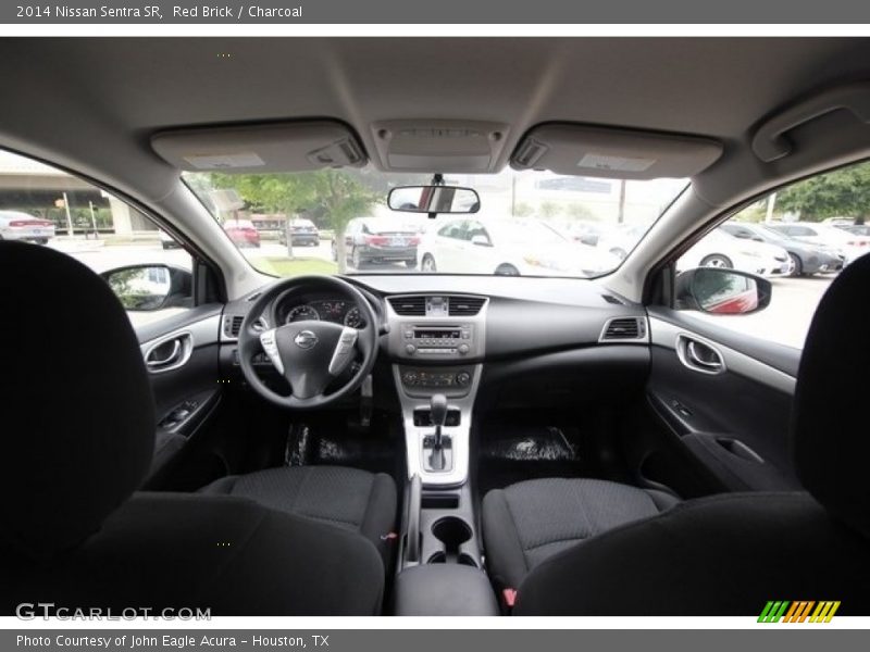 Red Brick / Charcoal 2014 Nissan Sentra SR