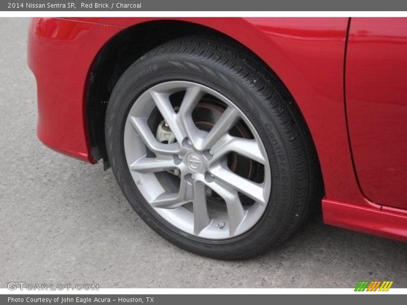 Red Brick / Charcoal 2014 Nissan Sentra SR