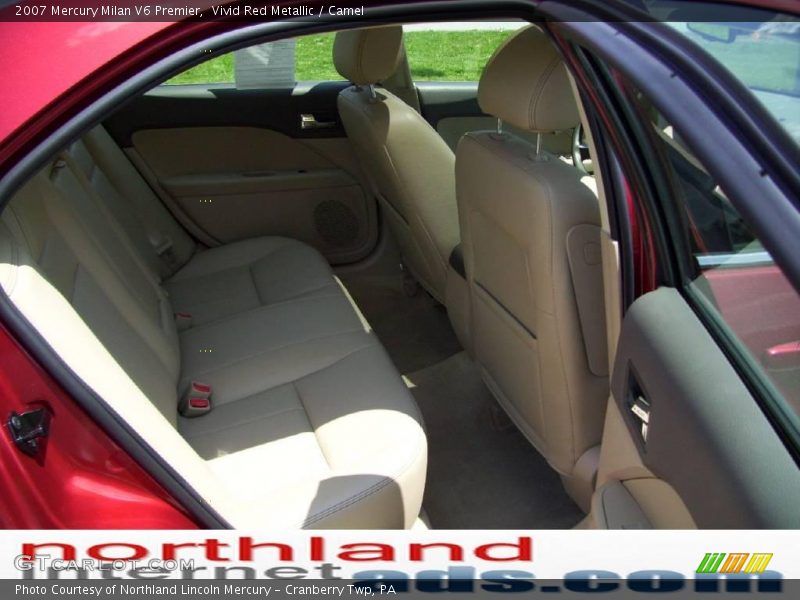 Vivid Red Metallic / Camel 2007 Mercury Milan V6 Premier