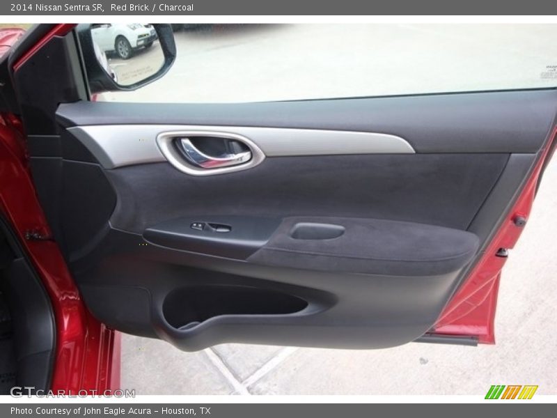 Red Brick / Charcoal 2014 Nissan Sentra SR