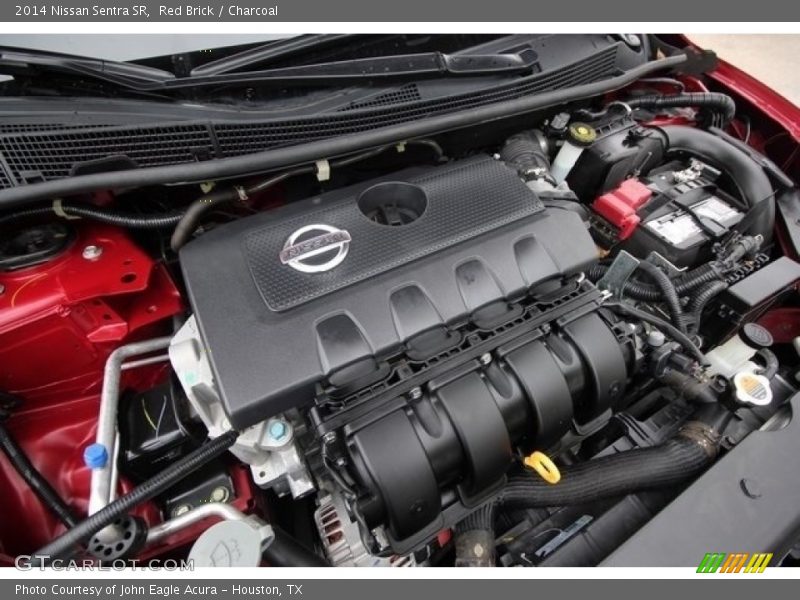 Red Brick / Charcoal 2014 Nissan Sentra SR