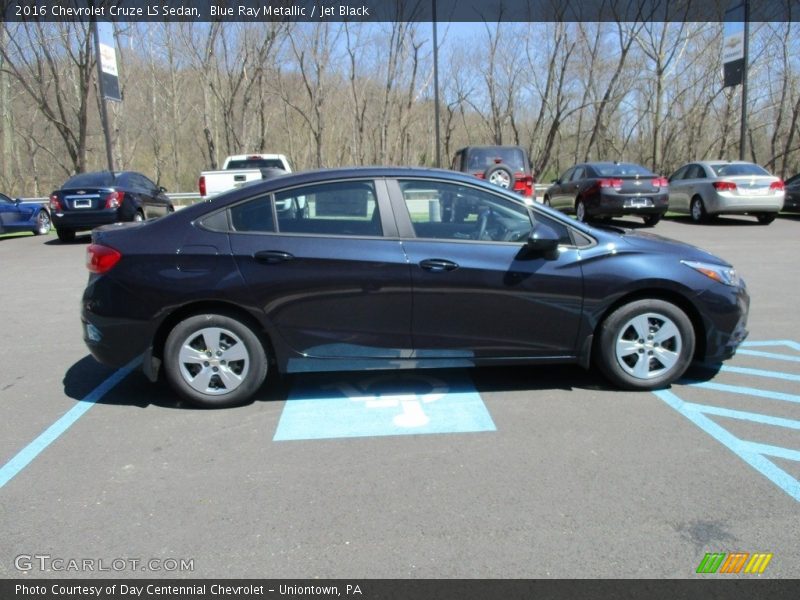 Blue Ray Metallic / Jet Black 2016 Chevrolet Cruze LS Sedan