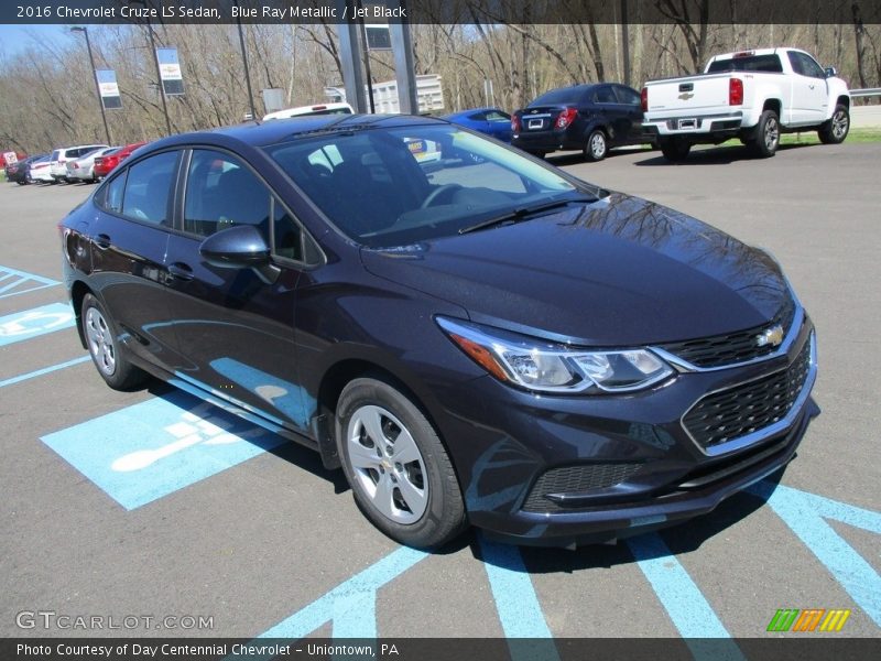 Blue Ray Metallic / Jet Black 2016 Chevrolet Cruze LS Sedan