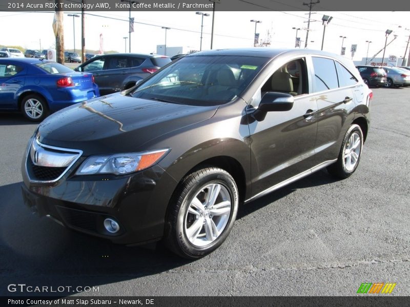 Kona Coffee Metallic / Parchment 2014 Acura RDX Technology AWD