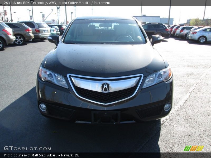 Kona Coffee Metallic / Parchment 2014 Acura RDX Technology AWD