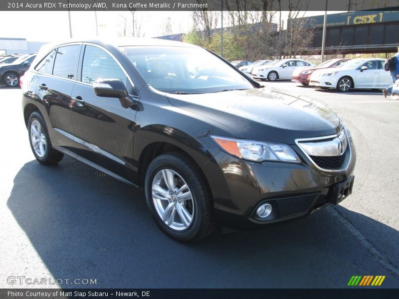 Kona Coffee Metallic / Parchment 2014 Acura RDX Technology AWD