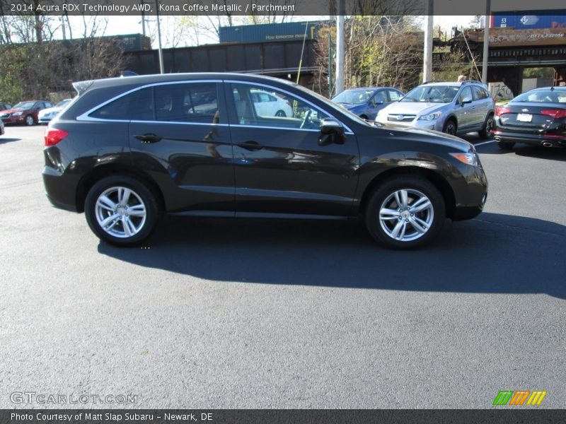 Kona Coffee Metallic / Parchment 2014 Acura RDX Technology AWD