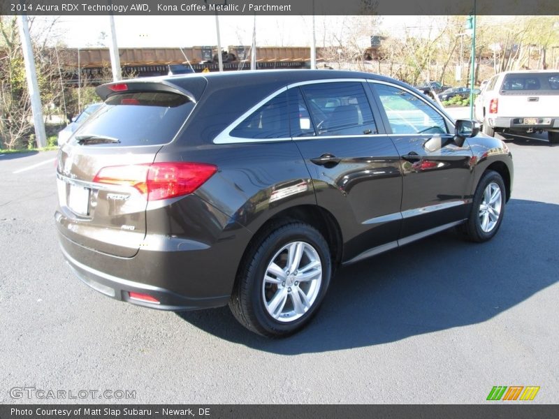 Kona Coffee Metallic / Parchment 2014 Acura RDX Technology AWD