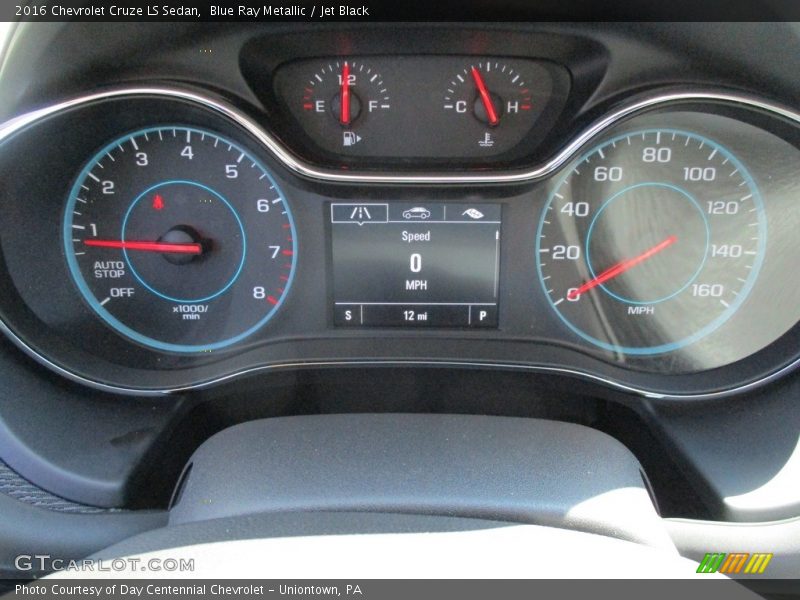 Blue Ray Metallic / Jet Black 2016 Chevrolet Cruze LS Sedan