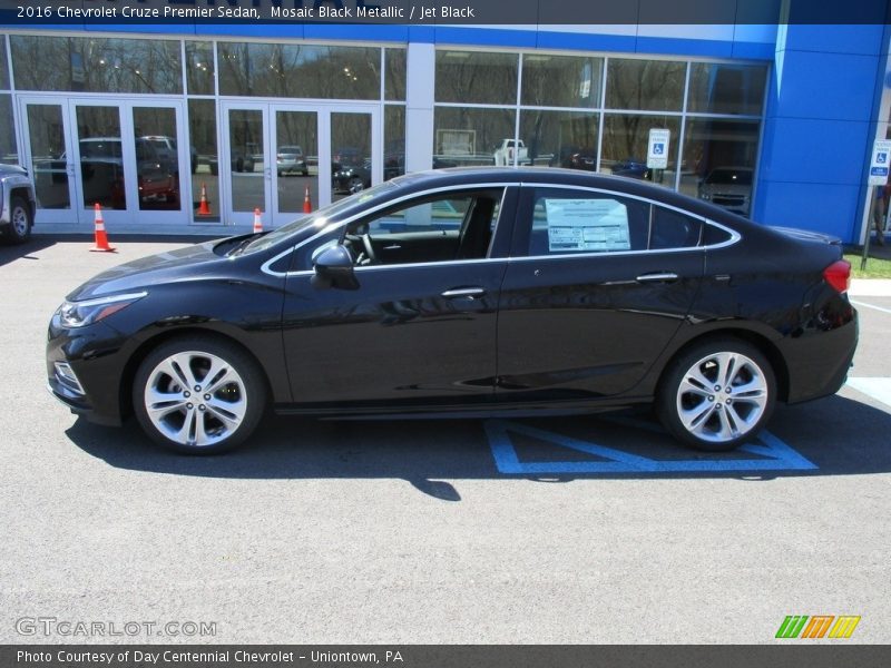 Mosaic Black Metallic / Jet Black 2016 Chevrolet Cruze Premier Sedan