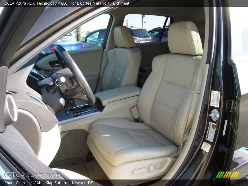 Kona Coffee Metallic / Parchment 2014 Acura RDX Technology AWD
