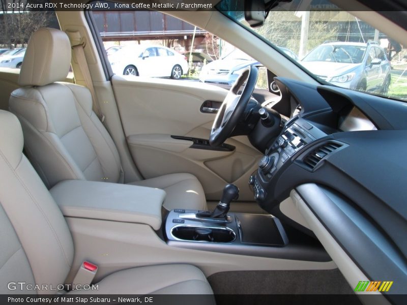 Kona Coffee Metallic / Parchment 2014 Acura RDX Technology AWD