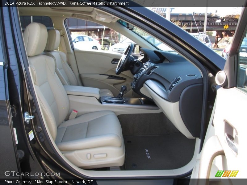 Kona Coffee Metallic / Parchment 2014 Acura RDX Technology AWD