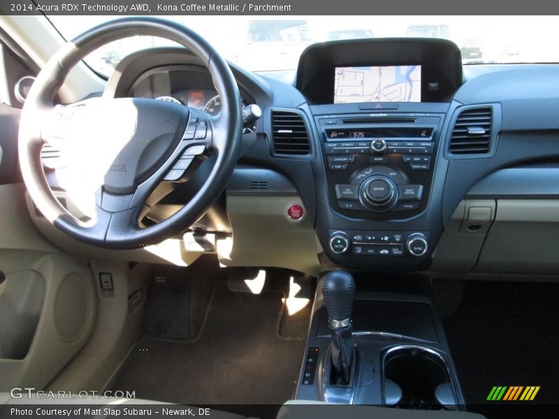 Kona Coffee Metallic / Parchment 2014 Acura RDX Technology AWD