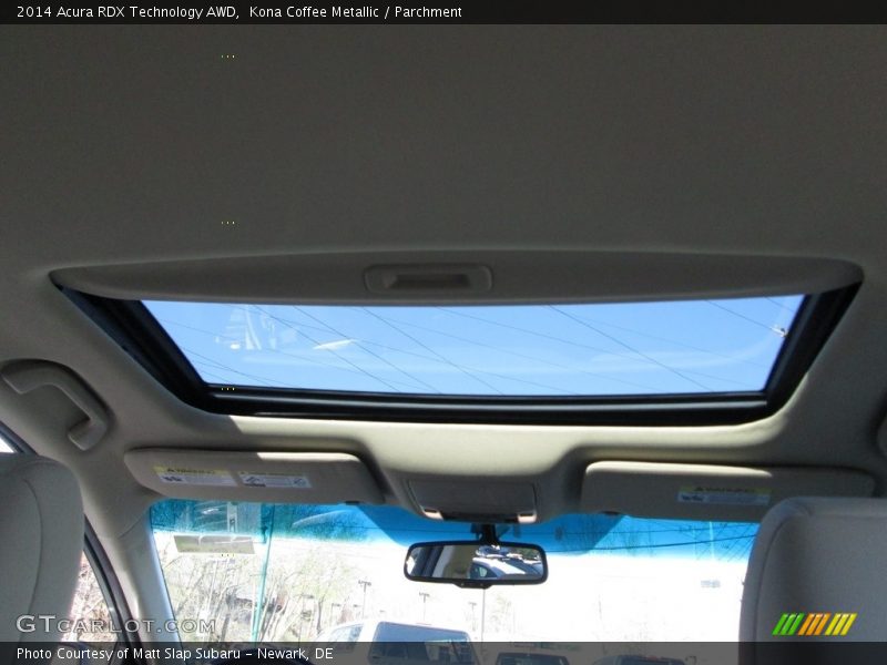 Kona Coffee Metallic / Parchment 2014 Acura RDX Technology AWD