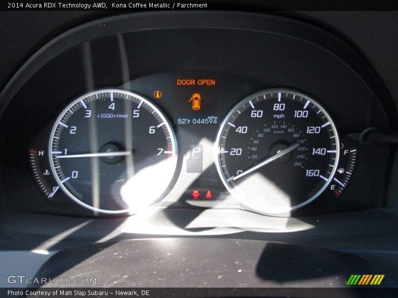 Kona Coffee Metallic / Parchment 2014 Acura RDX Technology AWD