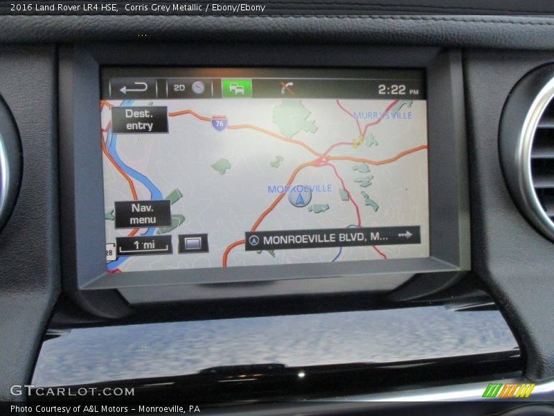 Corris Grey Metallic / Ebony/Ebony 2016 Land Rover LR4 HSE