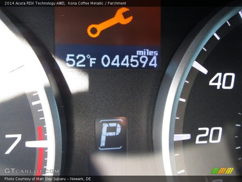 Kona Coffee Metallic / Parchment 2014 Acura RDX Technology AWD