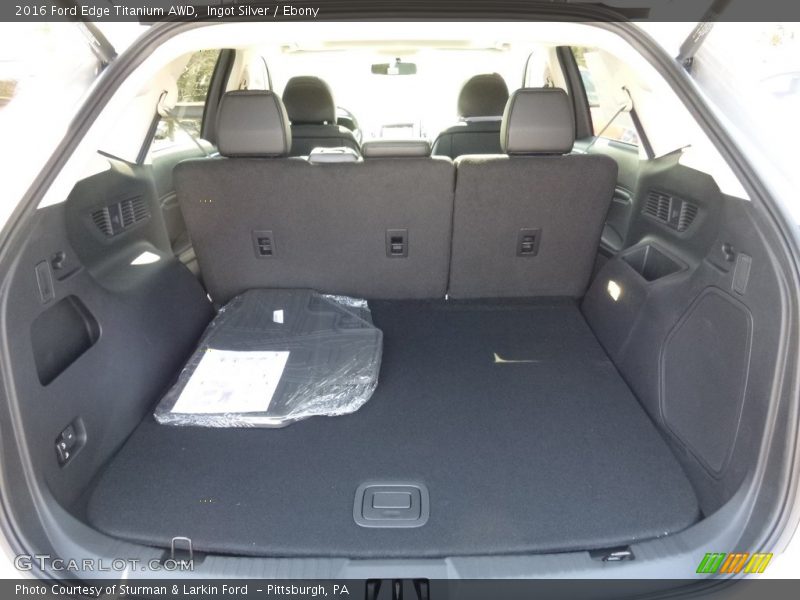 Ingot Silver / Ebony 2016 Ford Edge Titanium AWD