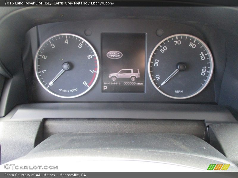 Corris Grey Metallic / Ebony/Ebony 2016 Land Rover LR4 HSE