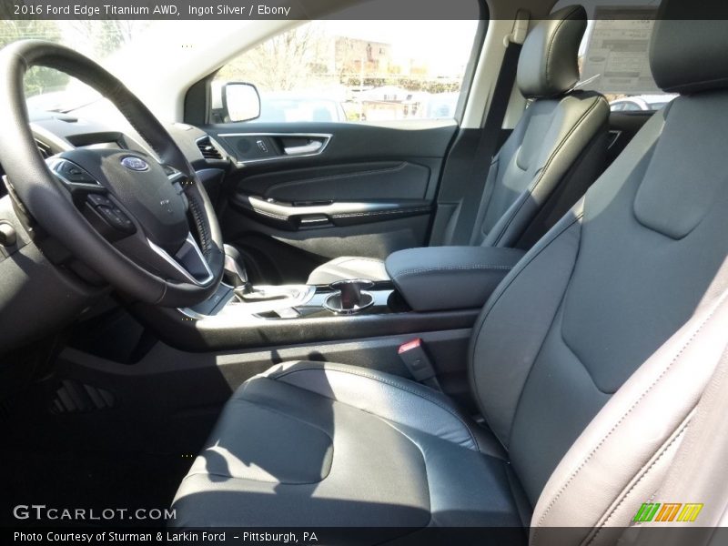 Ingot Silver / Ebony 2016 Ford Edge Titanium AWD