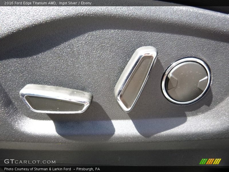 Ingot Silver / Ebony 2016 Ford Edge Titanium AWD