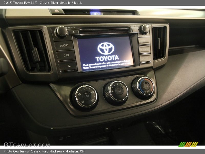 Classic Silver Metallic / Black 2015 Toyota RAV4 LE