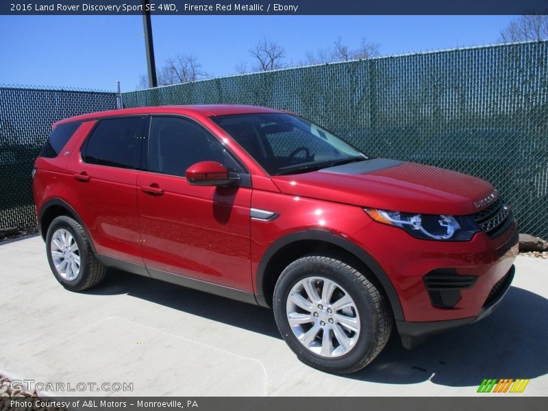 Firenze Red Metallic / Ebony 2016 Land Rover Discovery Sport SE 4WD