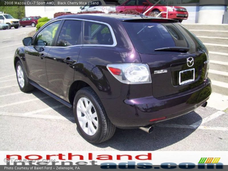 Black Cherry Mica / Sand 2008 Mazda CX-7 Sport AWD