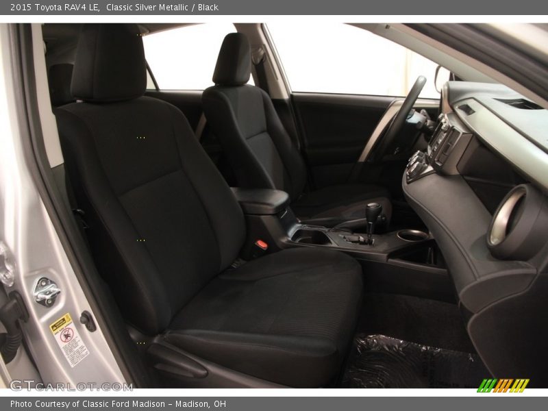 Classic Silver Metallic / Black 2015 Toyota RAV4 LE