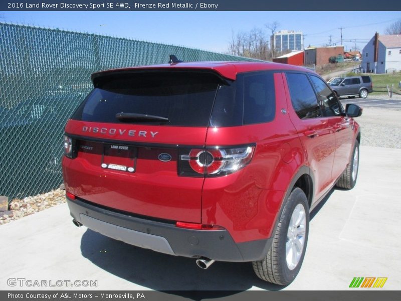 Firenze Red Metallic / Ebony 2016 Land Rover Discovery Sport SE 4WD