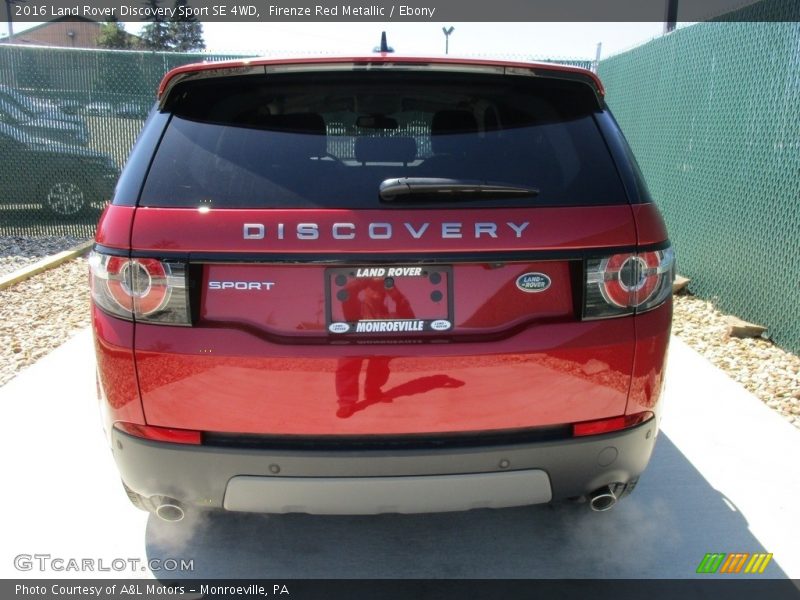 Firenze Red Metallic / Ebony 2016 Land Rover Discovery Sport SE 4WD