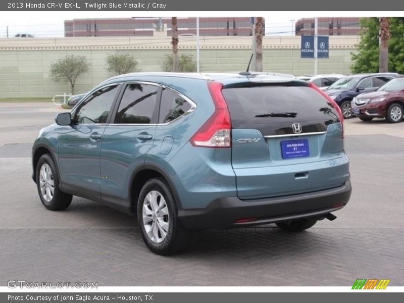 Twilight Blue Metallic / Gray 2013 Honda CR-V EX-L