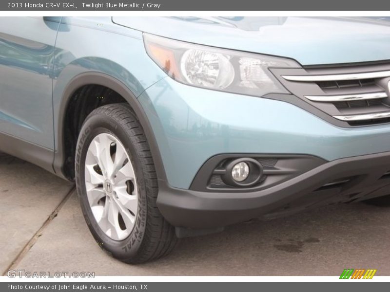 Twilight Blue Metallic / Gray 2013 Honda CR-V EX-L