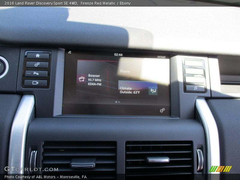 Firenze Red Metallic / Ebony 2016 Land Rover Discovery Sport SE 4WD