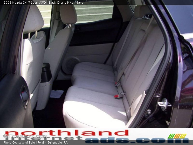 Black Cherry Mica / Sand 2008 Mazda CX-7 Sport AWD
