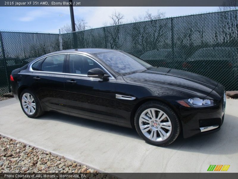 Ebony Black / Jet 2016 Jaguar XF 35t AWD