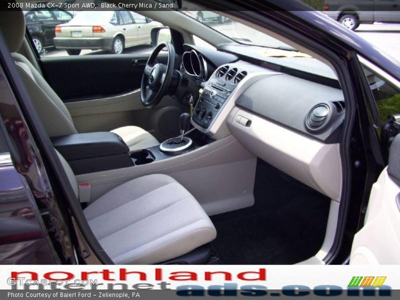 Black Cherry Mica / Sand 2008 Mazda CX-7 Sport AWD