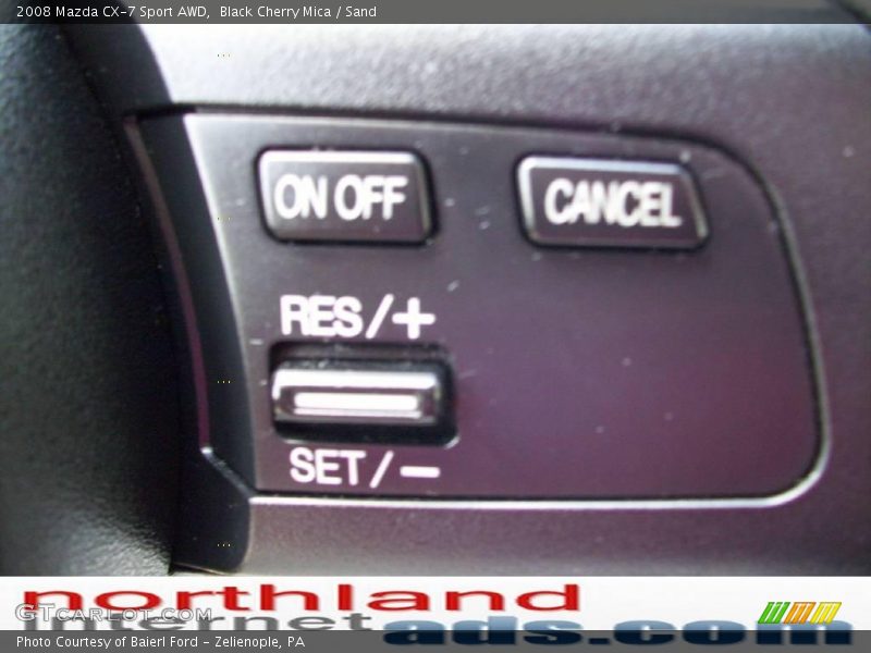 Black Cherry Mica / Sand 2008 Mazda CX-7 Sport AWD